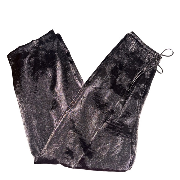 St. Tropez (A Carole Little Company) Metallic Wide Leg Vintage 1980’s Pants - Picture 4 of 6